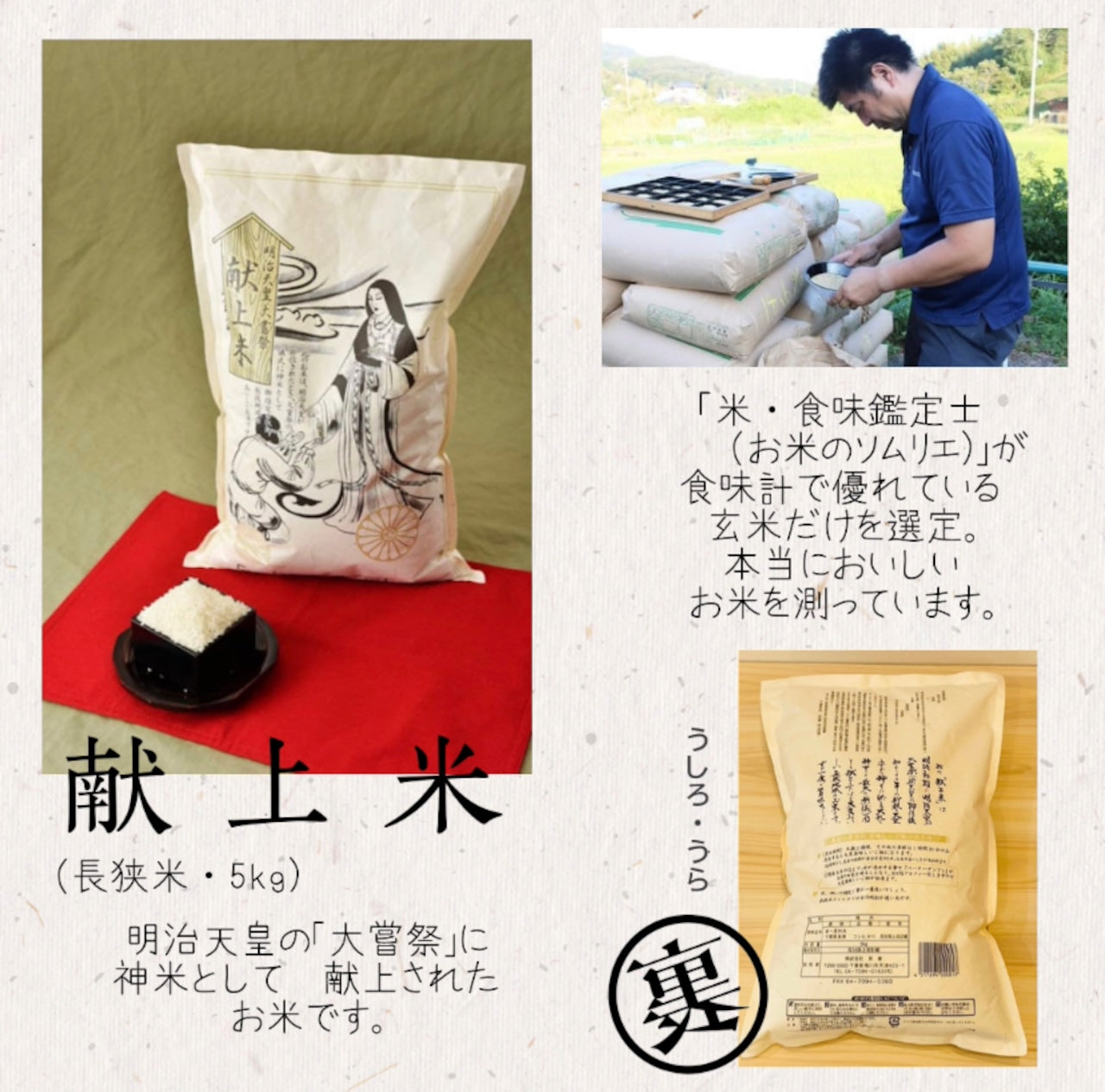 【令和6年産 新米】 天皇献上米 千葉県鴨川産ブランド米 精米 献上米(長狭米)こしひかり(5kg)|(税込)